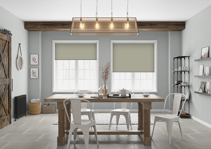 Energy Saving (Blackout), Gainsboro - Twist&Fit Roller Blind - Image 5